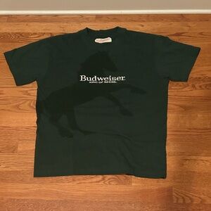 Budweiser shirt with background horse decal - medium